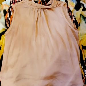 Zara blush sleeveless blouse